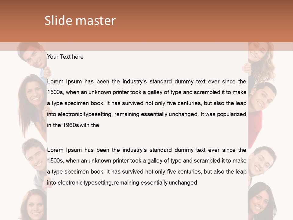 Holding Joy Show PowerPoint Template