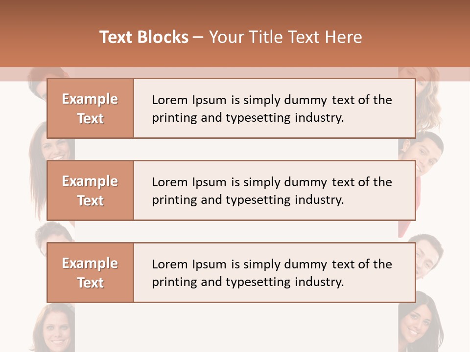 Holding Joy Show PowerPoint Template