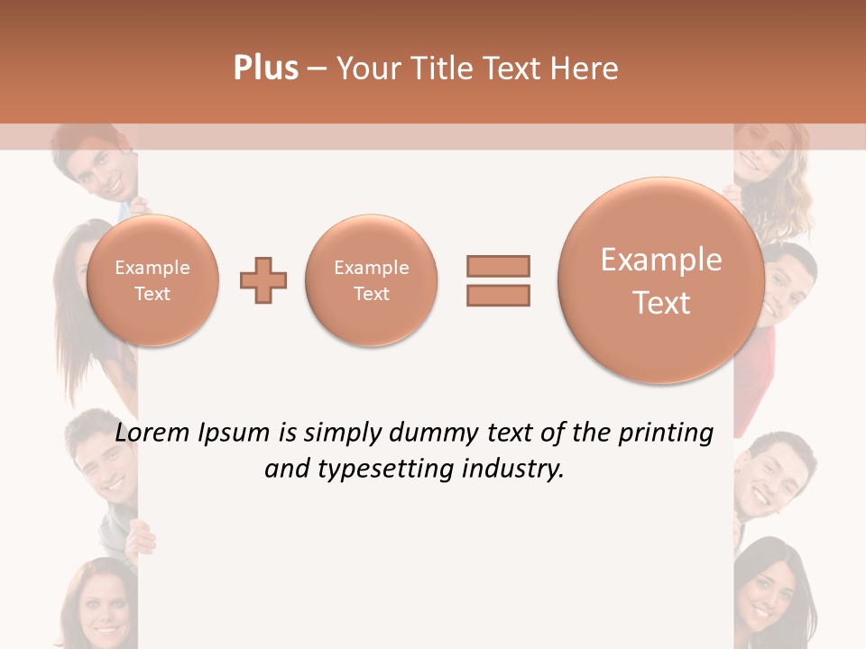 Holding Joy Show PowerPoint Template
