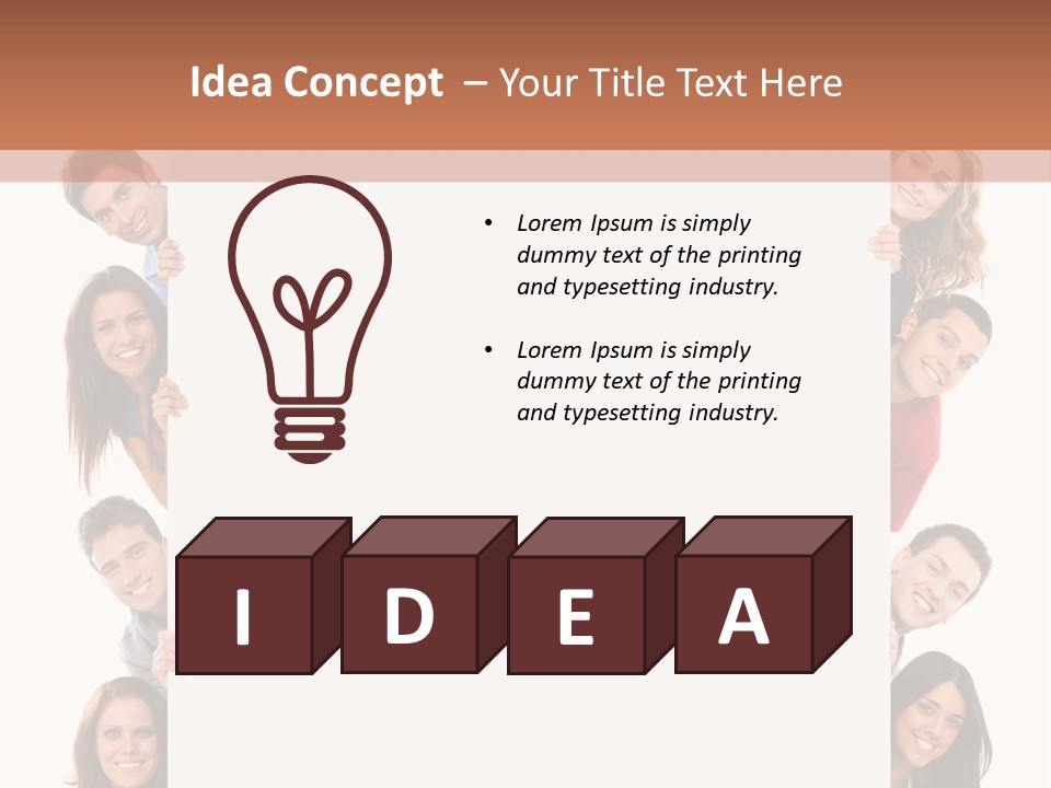 Holding Joy Show PowerPoint Template