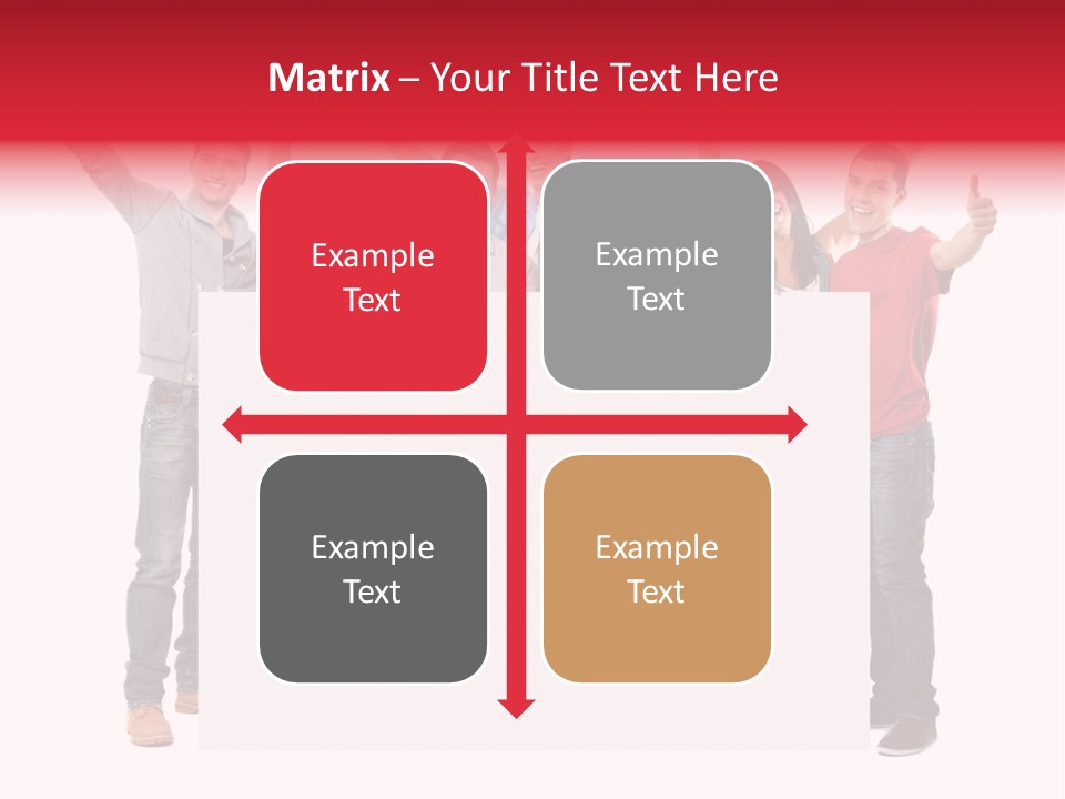 White Empty Friend PowerPoint Template