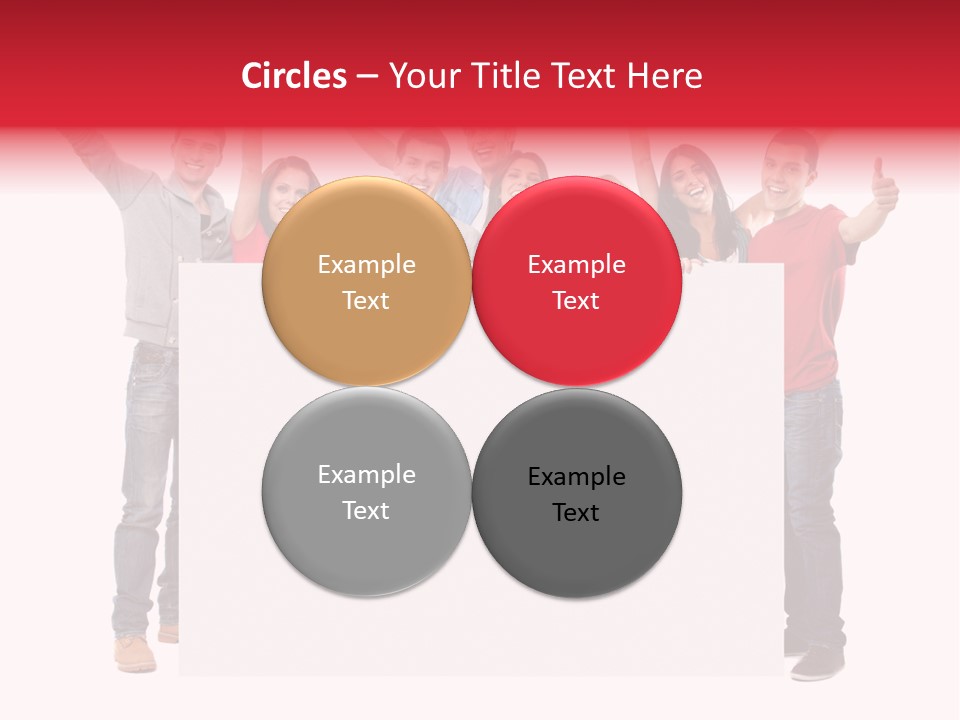 White Empty Friend PowerPoint Template