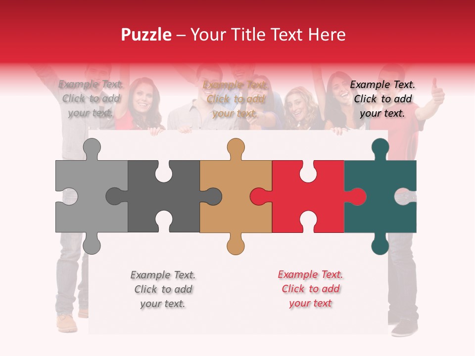 White Empty Friend PowerPoint Template