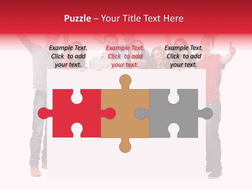 White Empty Friend PowerPoint Template