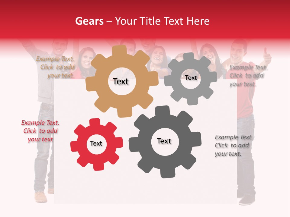 White Empty Friend PowerPoint Template