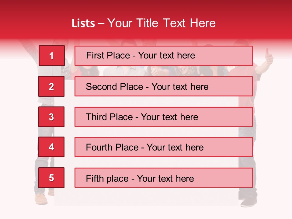 White Empty Friend PowerPoint Template