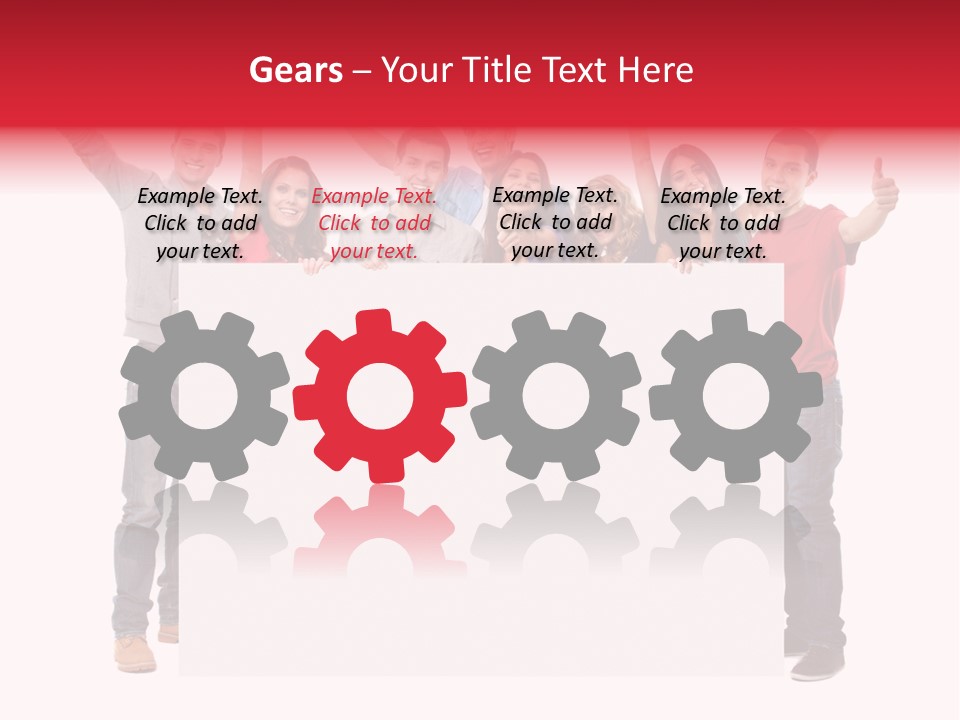 White Empty Friend PowerPoint Template