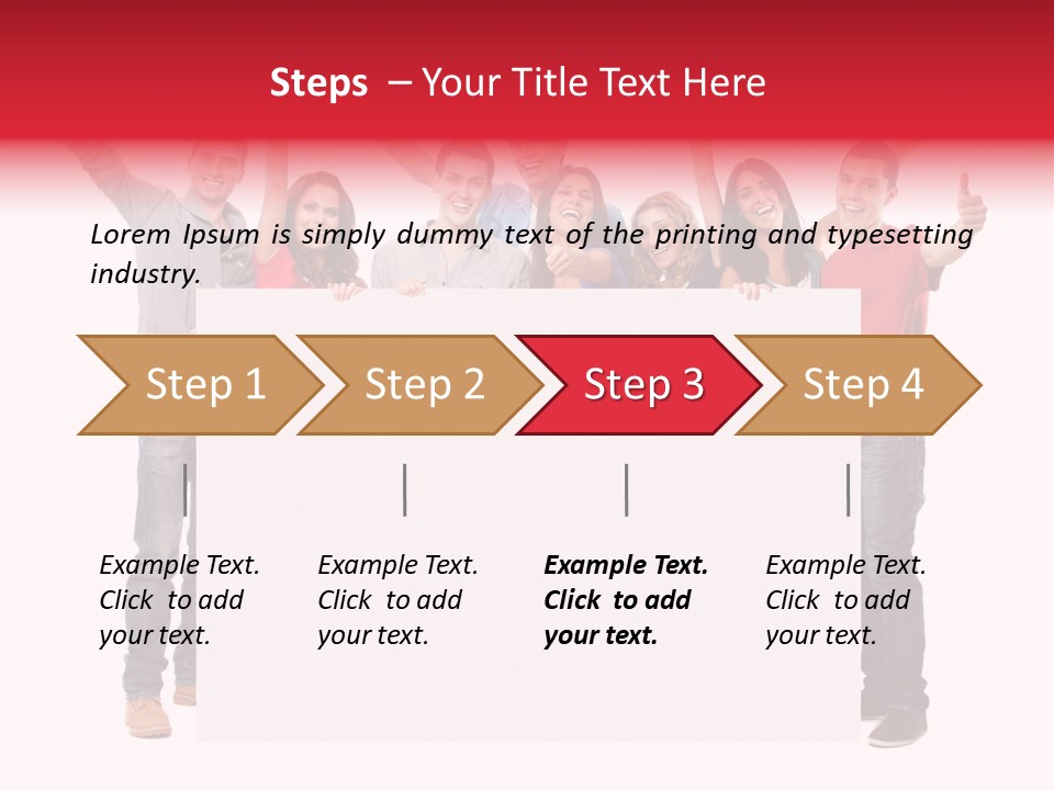 White Empty Friend PowerPoint Template