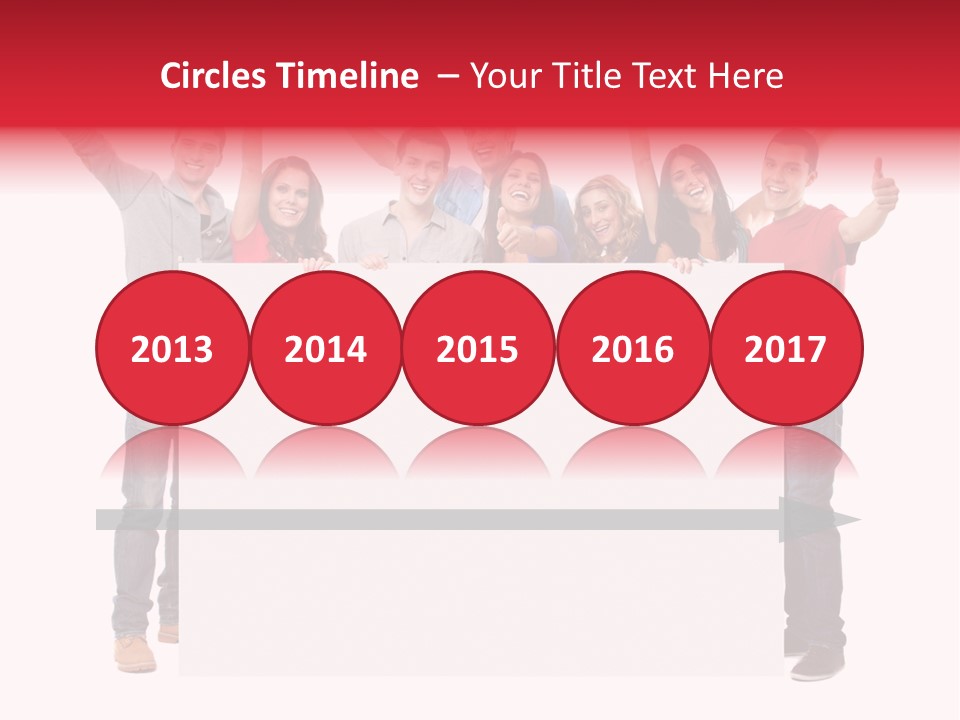 White Empty Friend PowerPoint Template