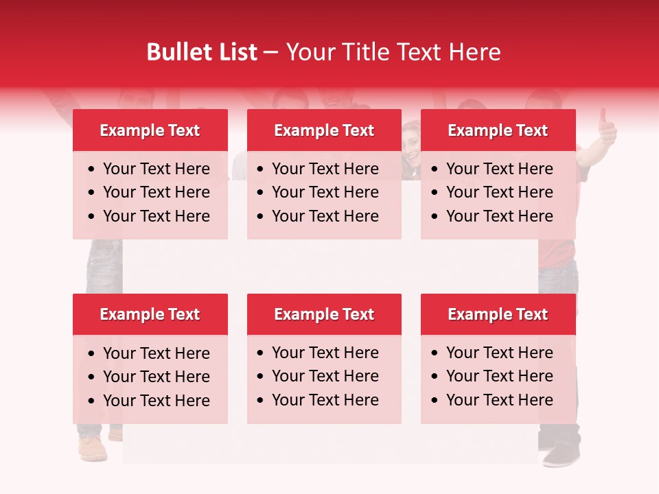 White Empty Friend PowerPoint Template