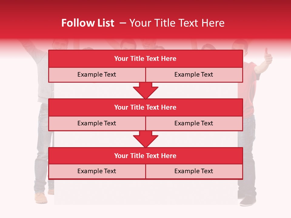 White Empty Friend PowerPoint Template
