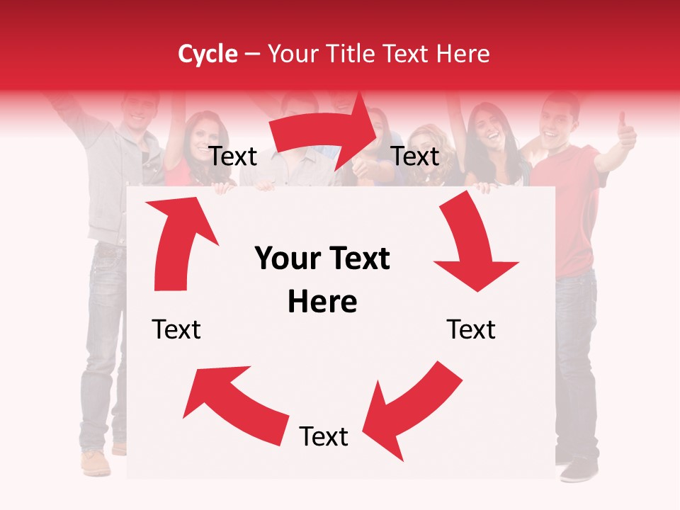 White Empty Friend PowerPoint Template