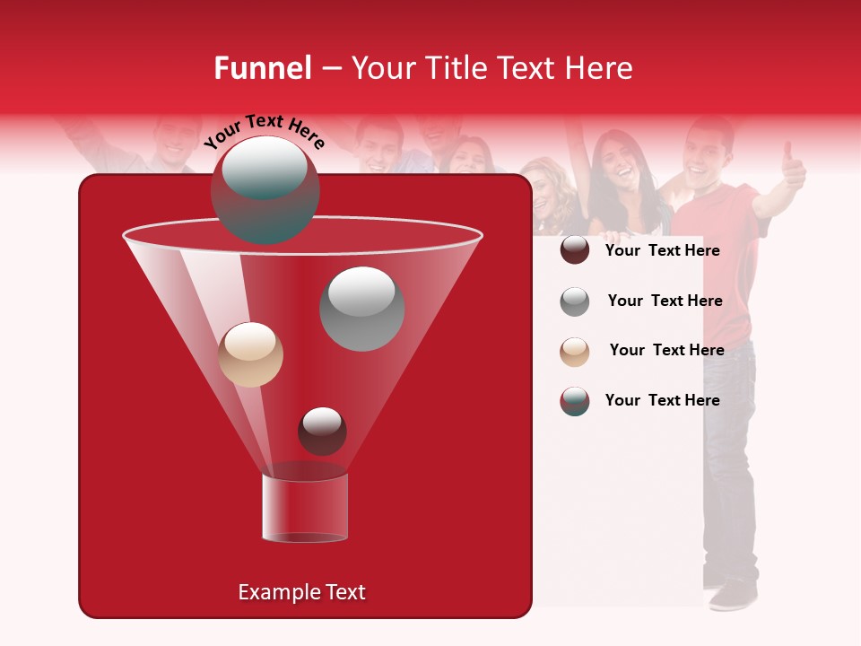 White Empty Friend PowerPoint Template