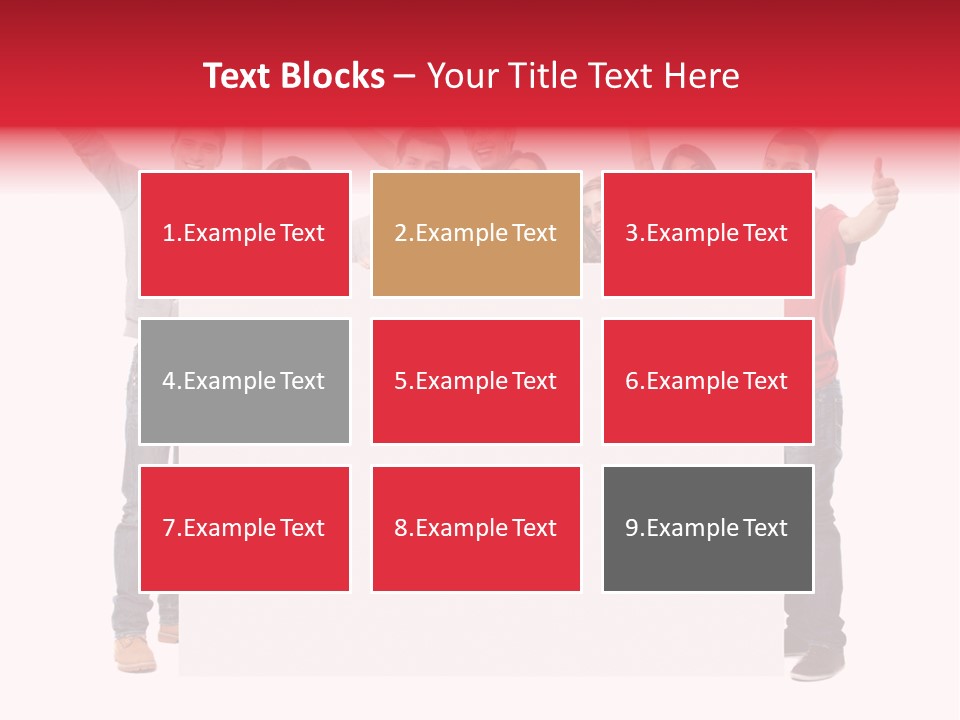 White Empty Friend PowerPoint Template