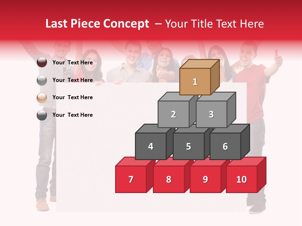 White Empty Friend PowerPoint Template