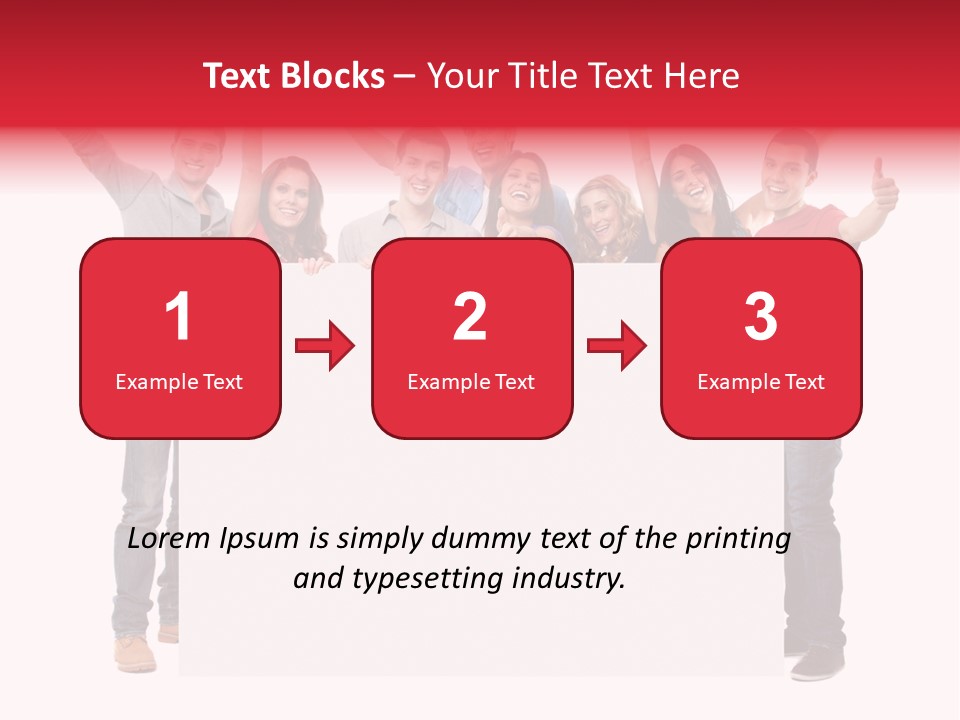 White Empty Friend PowerPoint Template