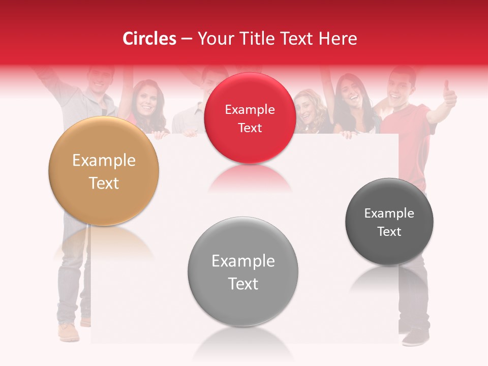 White Empty Friend PowerPoint Template