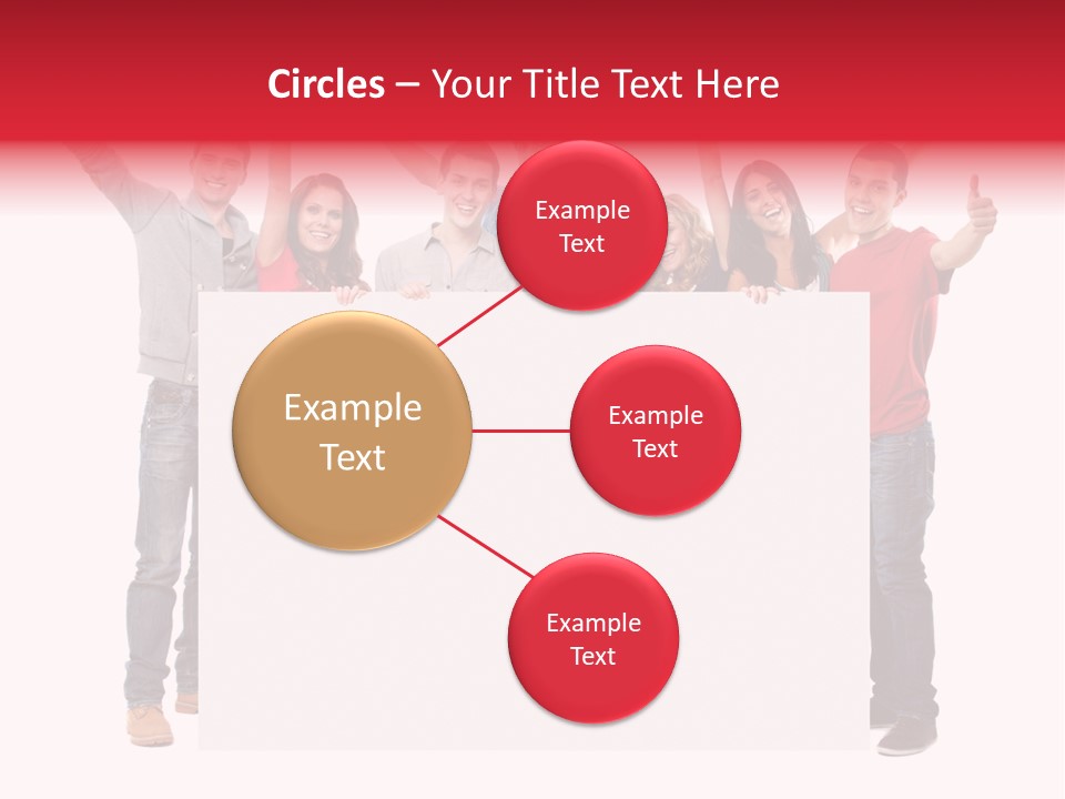 White Empty Friend PowerPoint Template