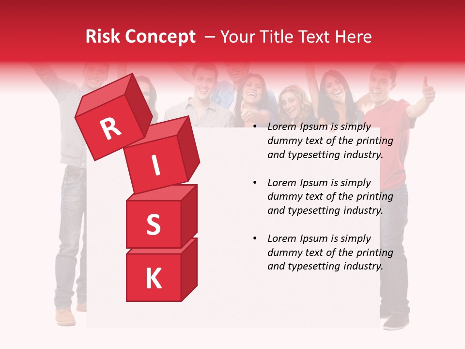 White Empty Friend PowerPoint Template