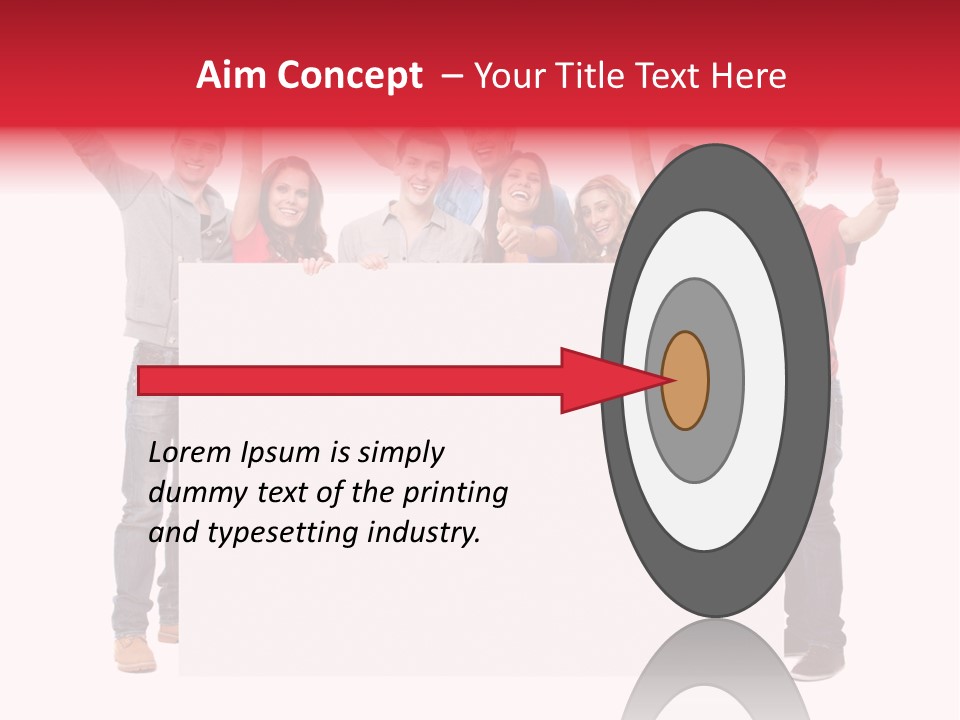 White Empty Friend PowerPoint Template