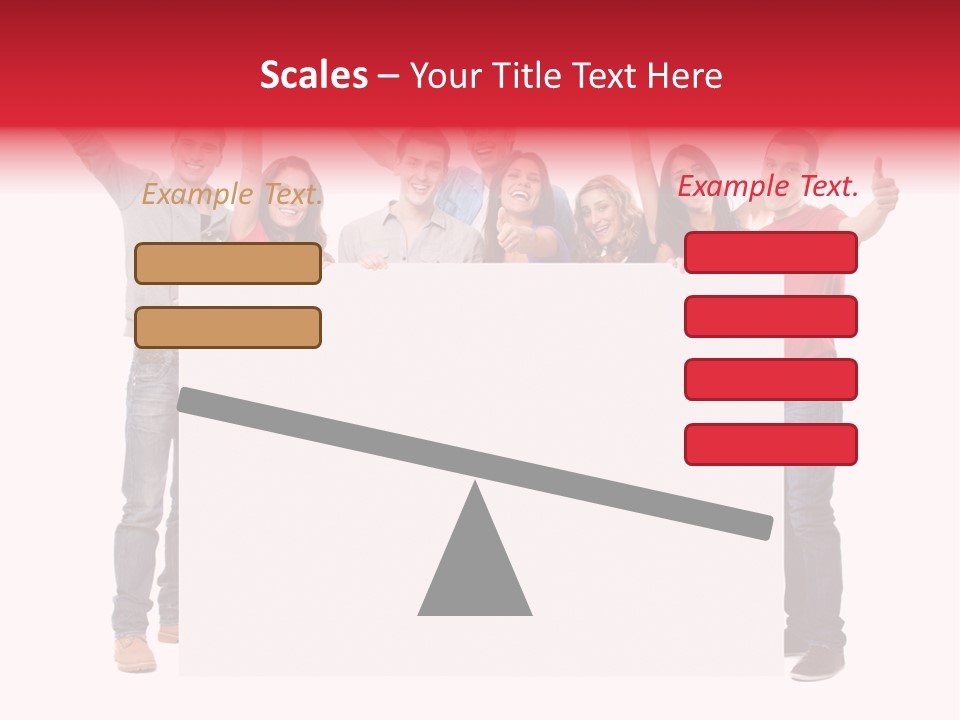 White Empty Friend PowerPoint Template