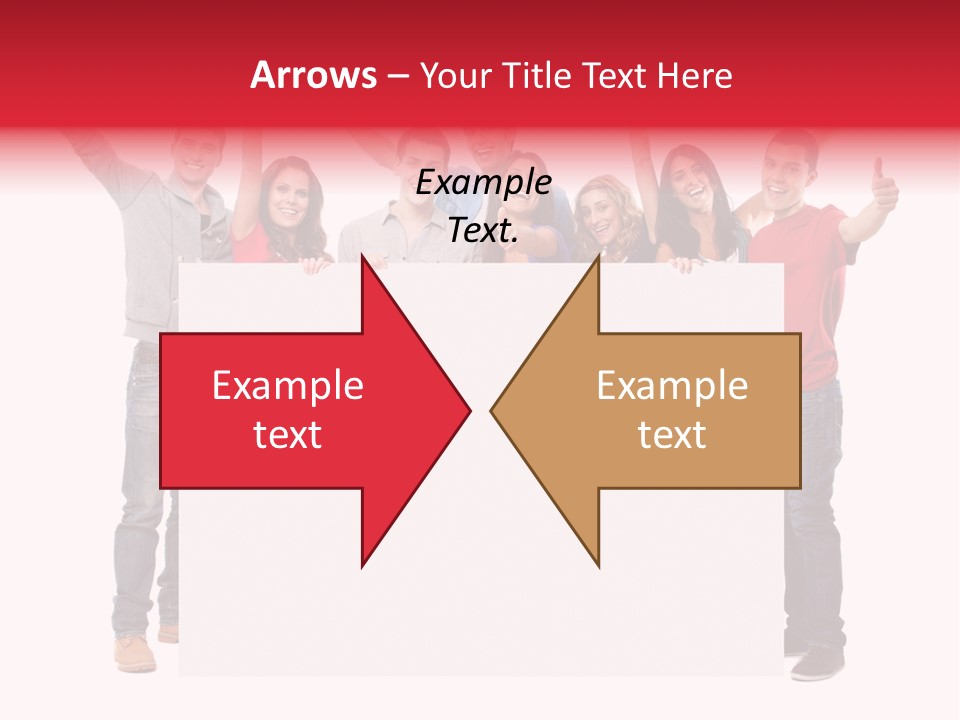 White Empty Friend PowerPoint Template