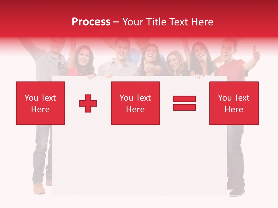 White Empty Friend PowerPoint Template