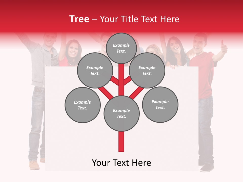 White Empty Friend PowerPoint Template