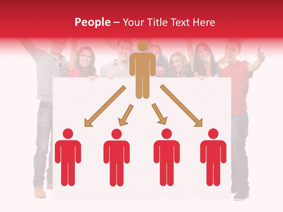 White Empty Friend PowerPoint Template