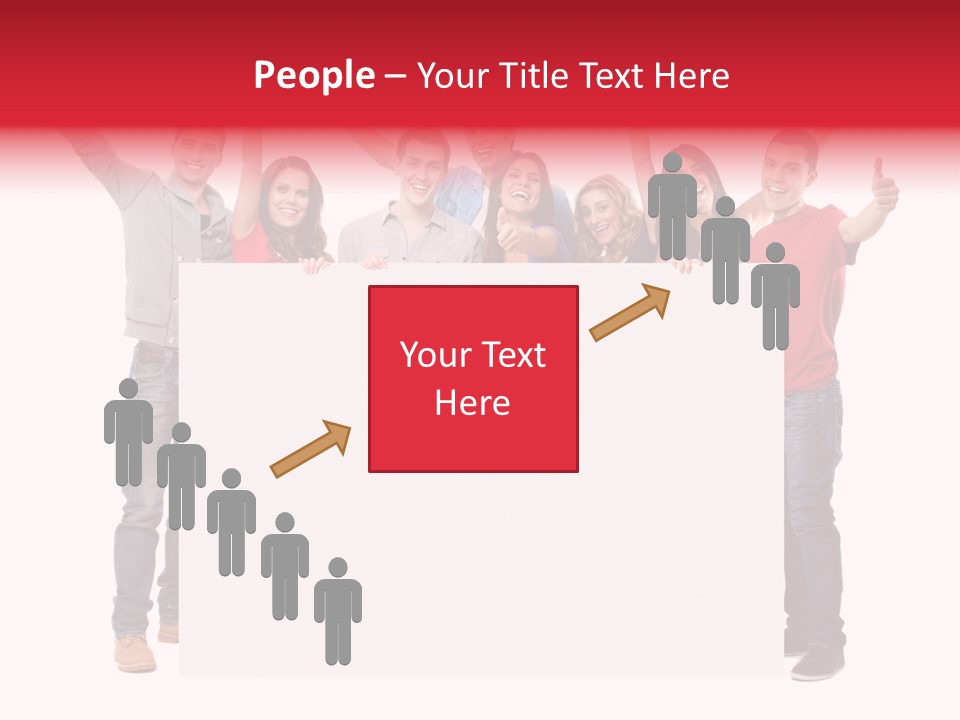 White Empty Friend PowerPoint Template