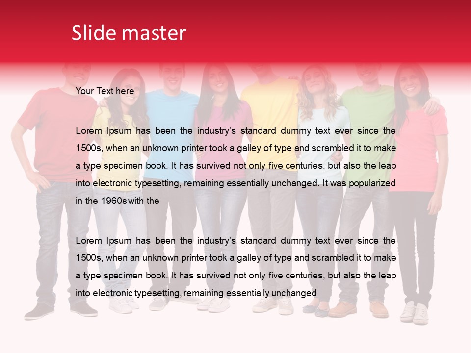 Touch Beauty White PowerPoint Template