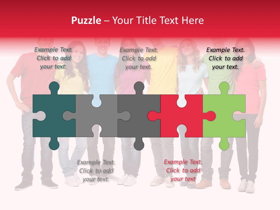 Touch Beauty White PowerPoint Template