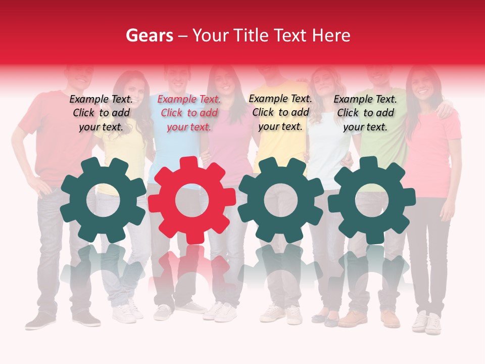 Touch Beauty White PowerPoint Template