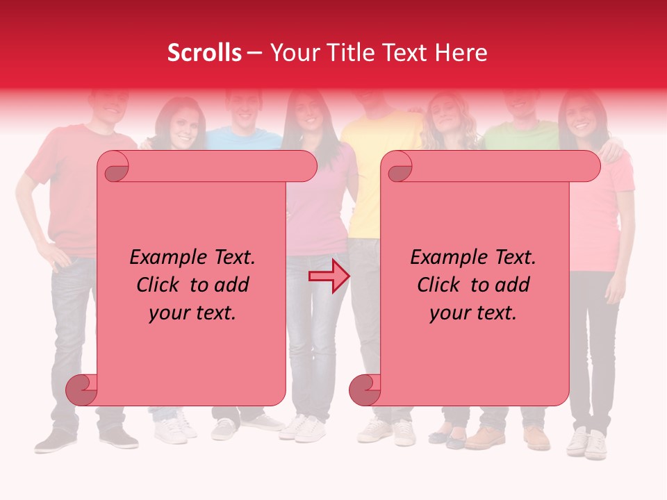 Touch Beauty White PowerPoint Template