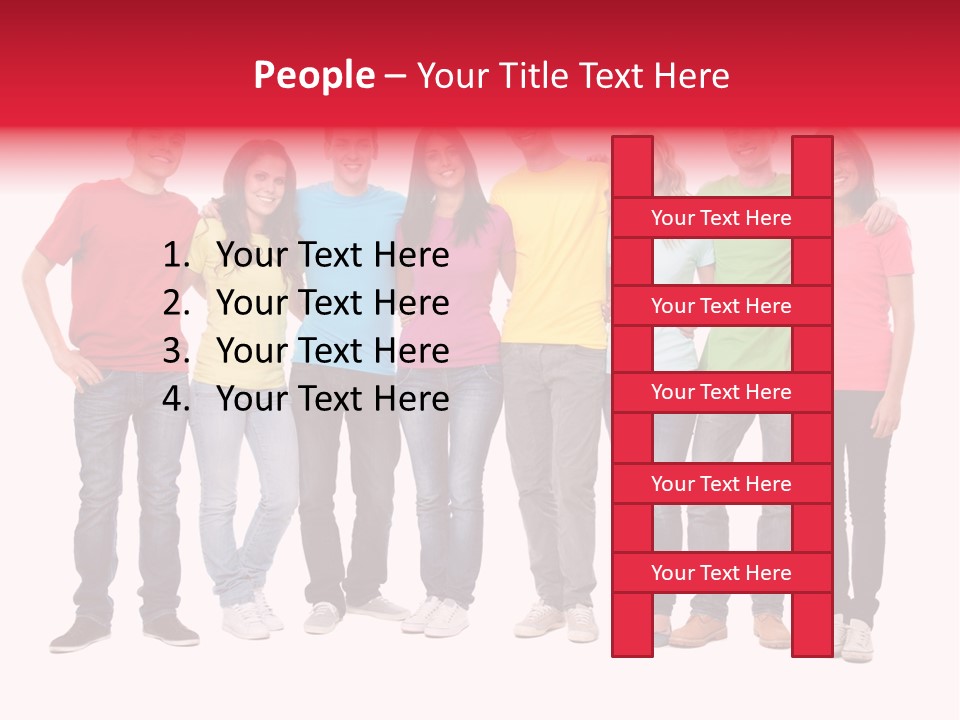 Touch Beauty White PowerPoint Template