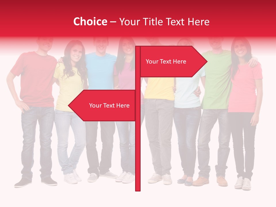 Touch Beauty White PowerPoint Template