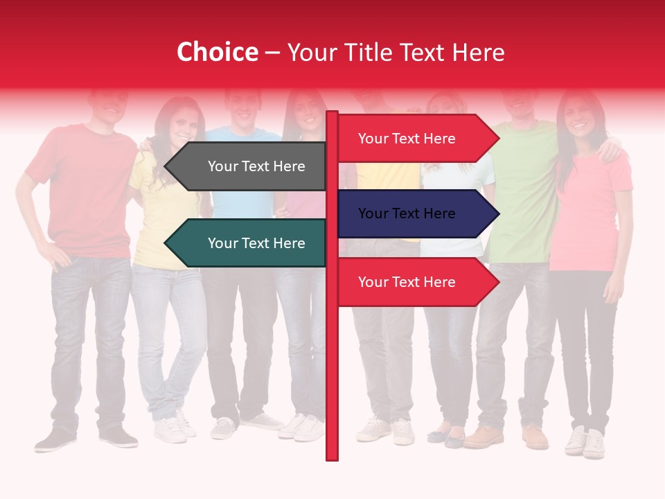 Touch Beauty White PowerPoint Template