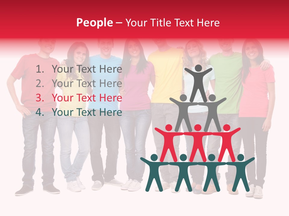 Touch Beauty White PowerPoint Template