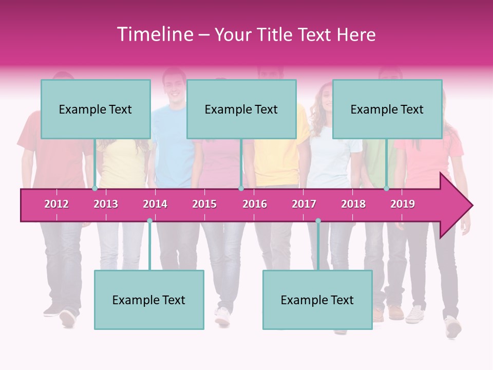 Woman Female Group PowerPoint Template