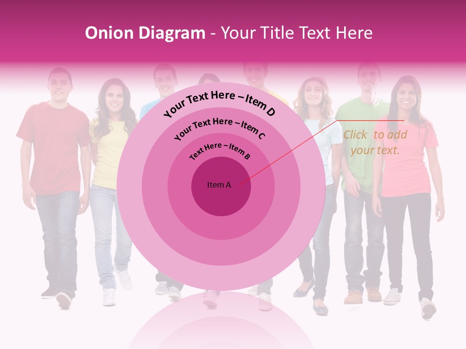 Woman Female Group PowerPoint Template