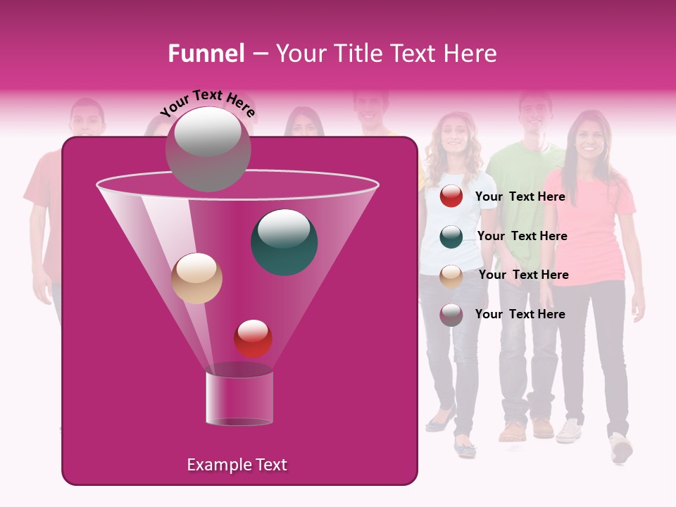 Woman Female Group PowerPoint Template