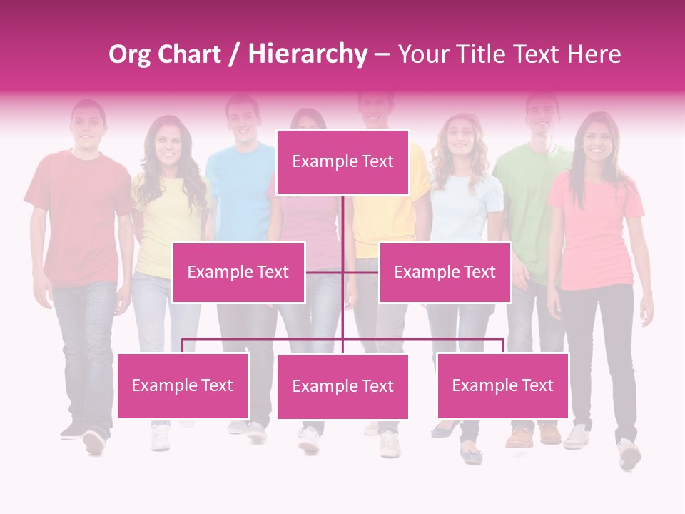 Woman Female Group PowerPoint Template