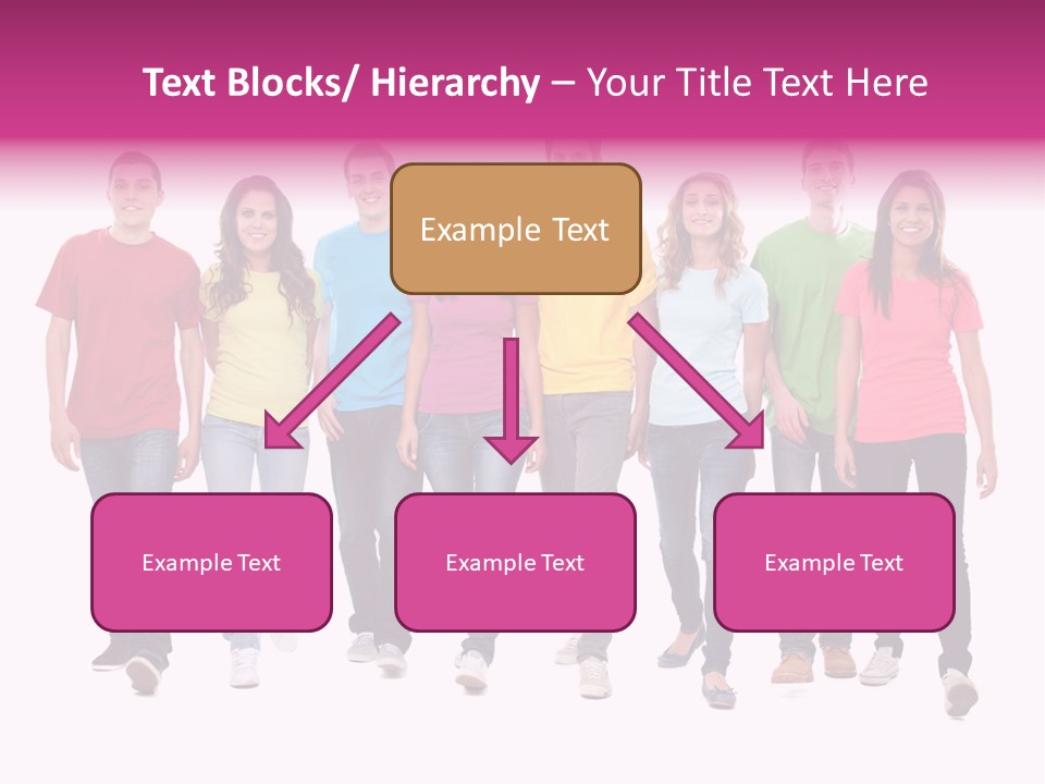 Woman Female Group PowerPoint Template