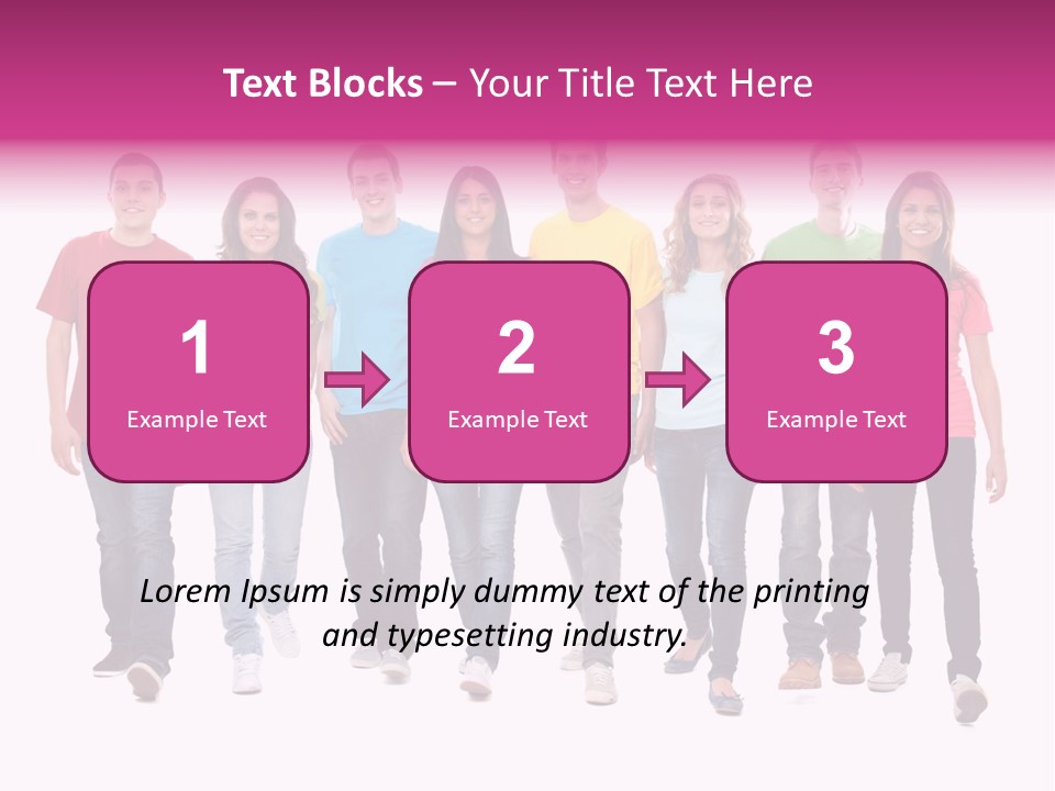 Woman Female Group PowerPoint Template