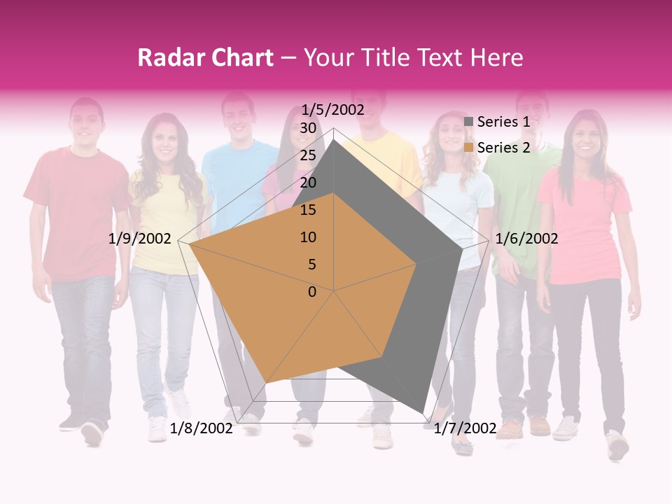 Woman Female Group PowerPoint Template