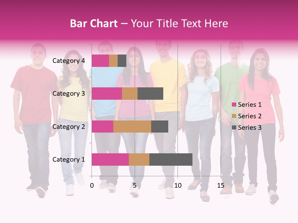 Woman Female Group PowerPoint Template