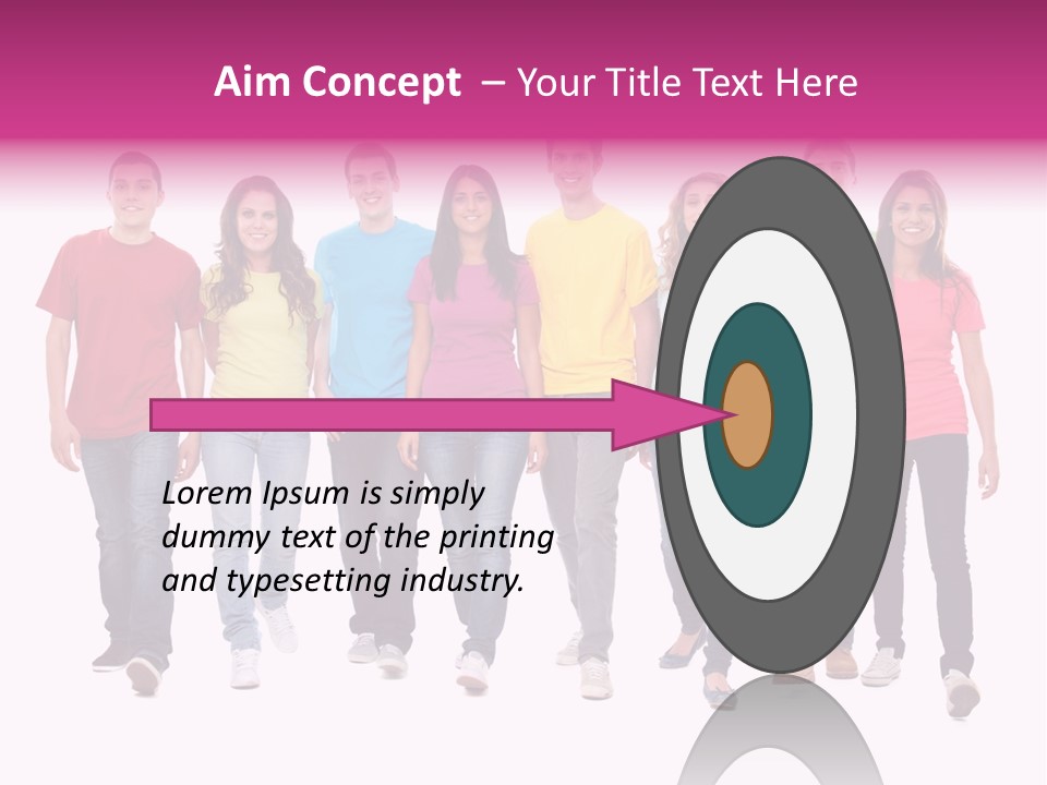Woman Female Group PowerPoint Template