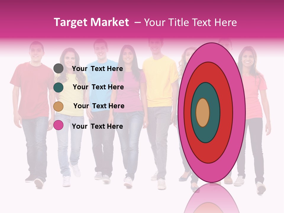 Woman Female Group PowerPoint Template