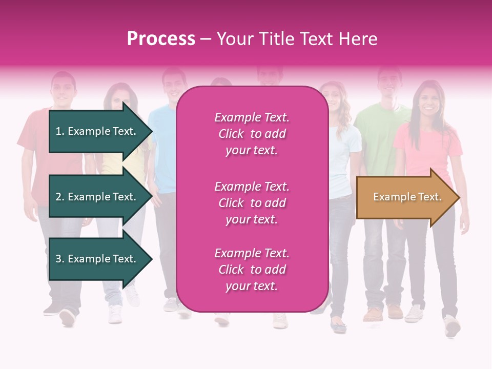 Woman Female Group PowerPoint Template