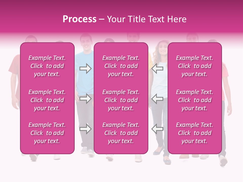 Woman Female Group PowerPoint Template